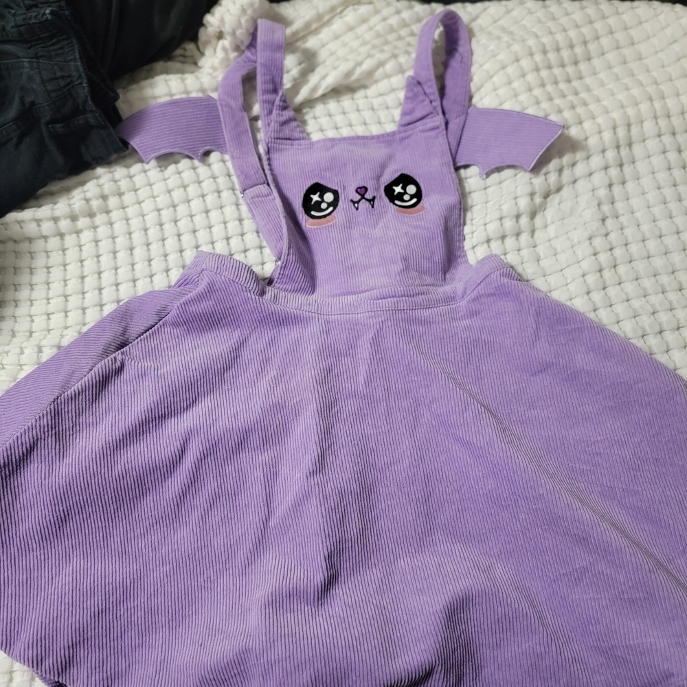 Hot Topic Lavender Corduroy dress